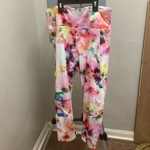 RBX Multicolor Floral Capri Track Pants